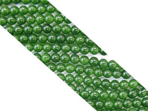 Green Jade Round Beads 4Mm