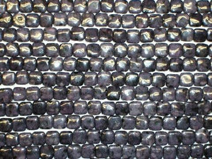 Purple Kiwi Quartz Puff Square 10Mm