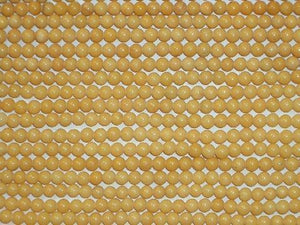 Lemon Yellow Jasper Round Beads 8Mm