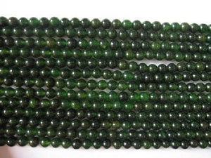 Dark Green Jade Beads 8Mm
