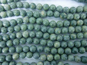 Green Rain Jasper Beads 12Mm