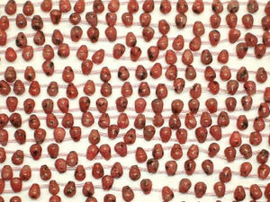 Red Kiwi Quartz Drop 8X12Mm