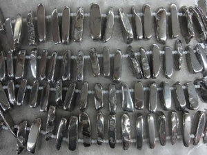Coated Agate Silver Stick 30-50Mm