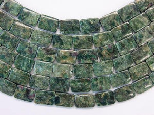 Fuchsite Ruby With Pyrite Pillow 13X18Mm