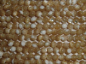 Mop Natural Round Beads 10Mm