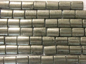 Metallic Silver Pyrite Pillow 15X20Mm