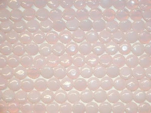 Pink Synthetic Opal Puff Coin 12Mm