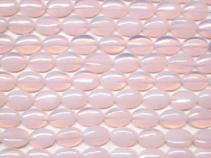 Pink Synthetic Opal Flat Oval 15X20Mm