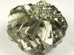 Silver Pyrite Barrel & Rondelle 6-8Mm