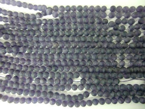 Frosted Amethyst Beads 10Mm