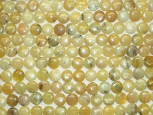 Yellow Opal Puff Coin 14Mm