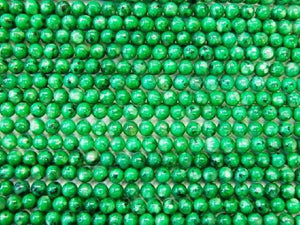 Green Dalmatian Jade Round Beads 8Mm