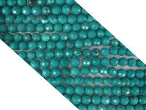 Natural Magnesite Faceted Beads 8Mm