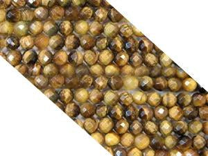 Tiger Eye Faceted Beads 6Mm