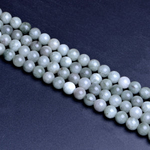 Colored Stone Gray Round Beads10mm