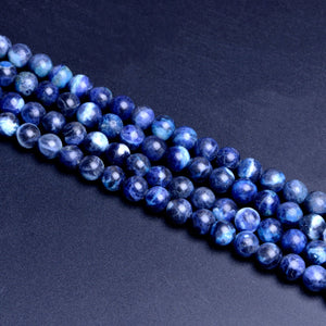 Colored Stone Blue Round Beads10mm