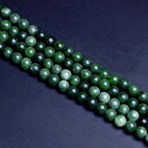 Colored Stone Atrovirens Round Beads10mm