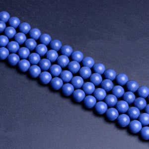 Colored Stone Lapis Blue Round Beads10mm