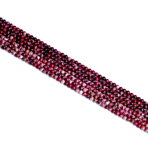 Impressione Jasper Red Round Beads 4mm