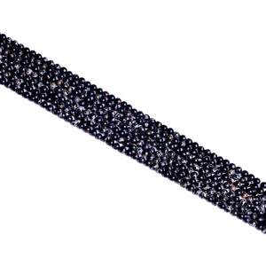 Impressione Jasper Black Round Beads 4mm