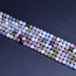 Colored Stone Mixed Color Round Beads6mm