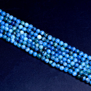 Colored Stone Blue Round Beads6mm