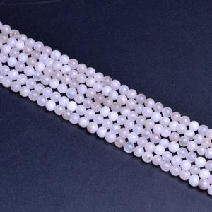 Colored Stone Light Pink Round Beads6mm