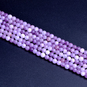 Colored Stone Purple Round Beads6mm