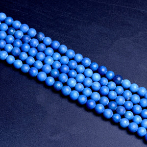 Colored Stone Blue Round Beads8mm