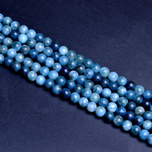 Colored Stone Light Blue Round Beads8mm