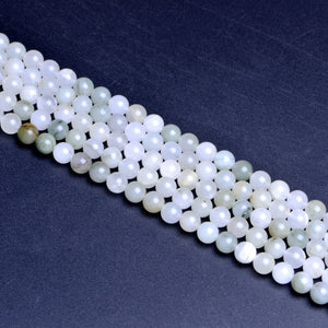White Jade Round Beads8mm