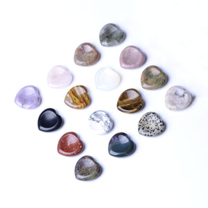 Trouble Stone Heart  Pendant 30*30*7mm Synthetic Opal