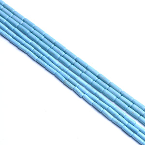 Composite Turquoise Blue Tube4*13mm