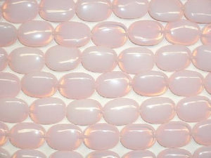 Pink Synthetic Opal Flat Oval 18X25Mm