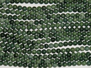 Moss Green Jade Beads 4Mm