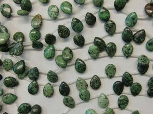 African Turquoise Briolette 12X16Mm
