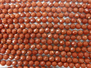 Red Jasper Faceted Beads 8Mm