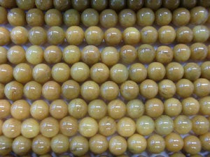 Yellow Jasper Round Beads 10Mm