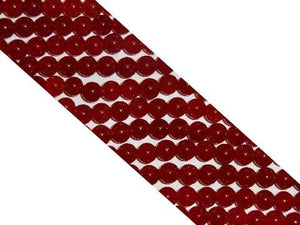 Red Jade Round Beads 12Mm