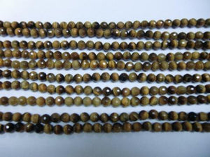 Tiger Eye Faceted Beads 8Mm